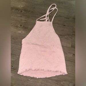FIORE halter crop top